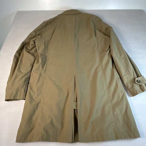 Lauren Ralph Lauren Trench Coat Jacket Men's Tan Rain Jacket 42L - Picture 11 of 13